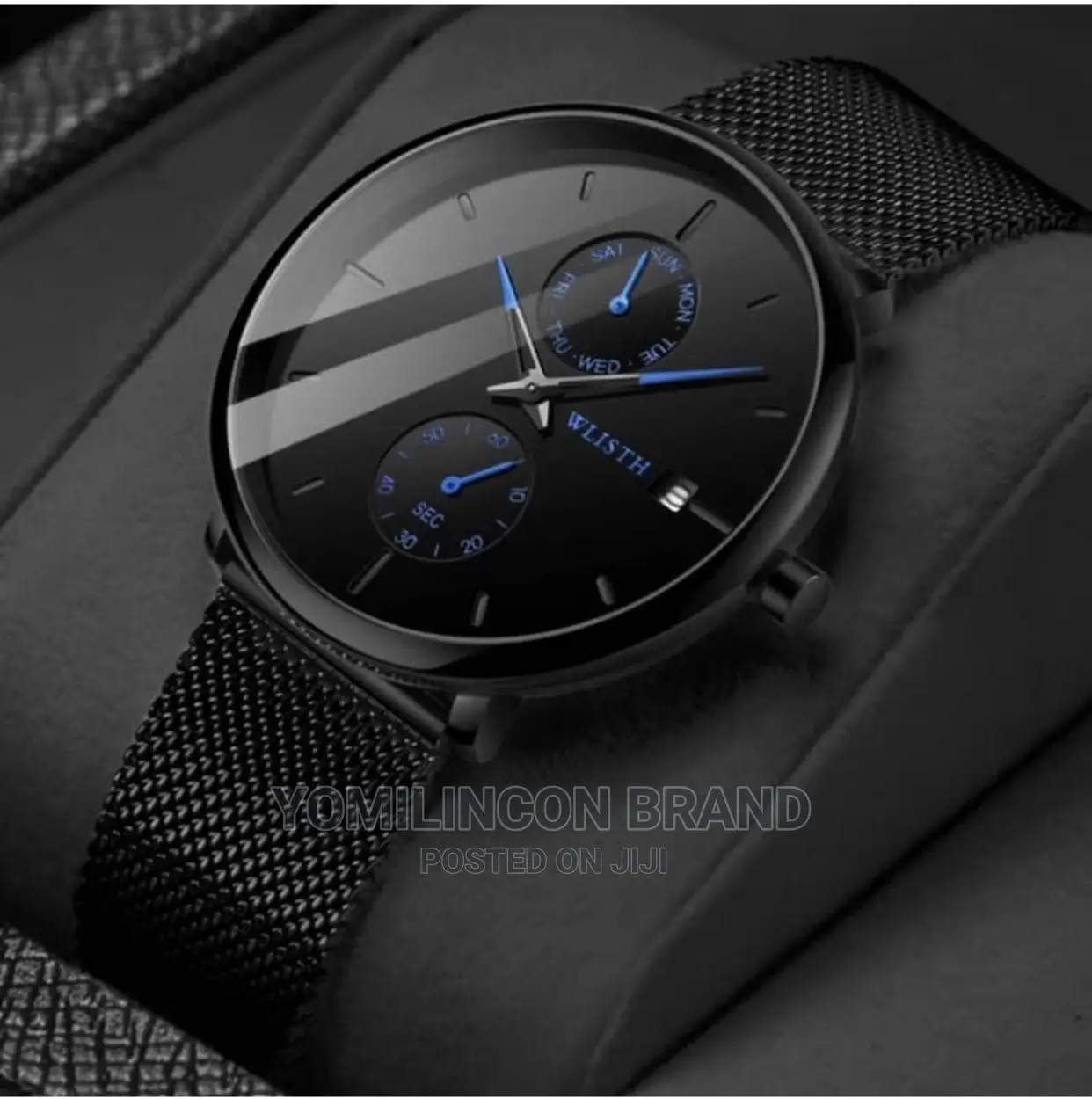Wlisth Men Wristwatch - Black