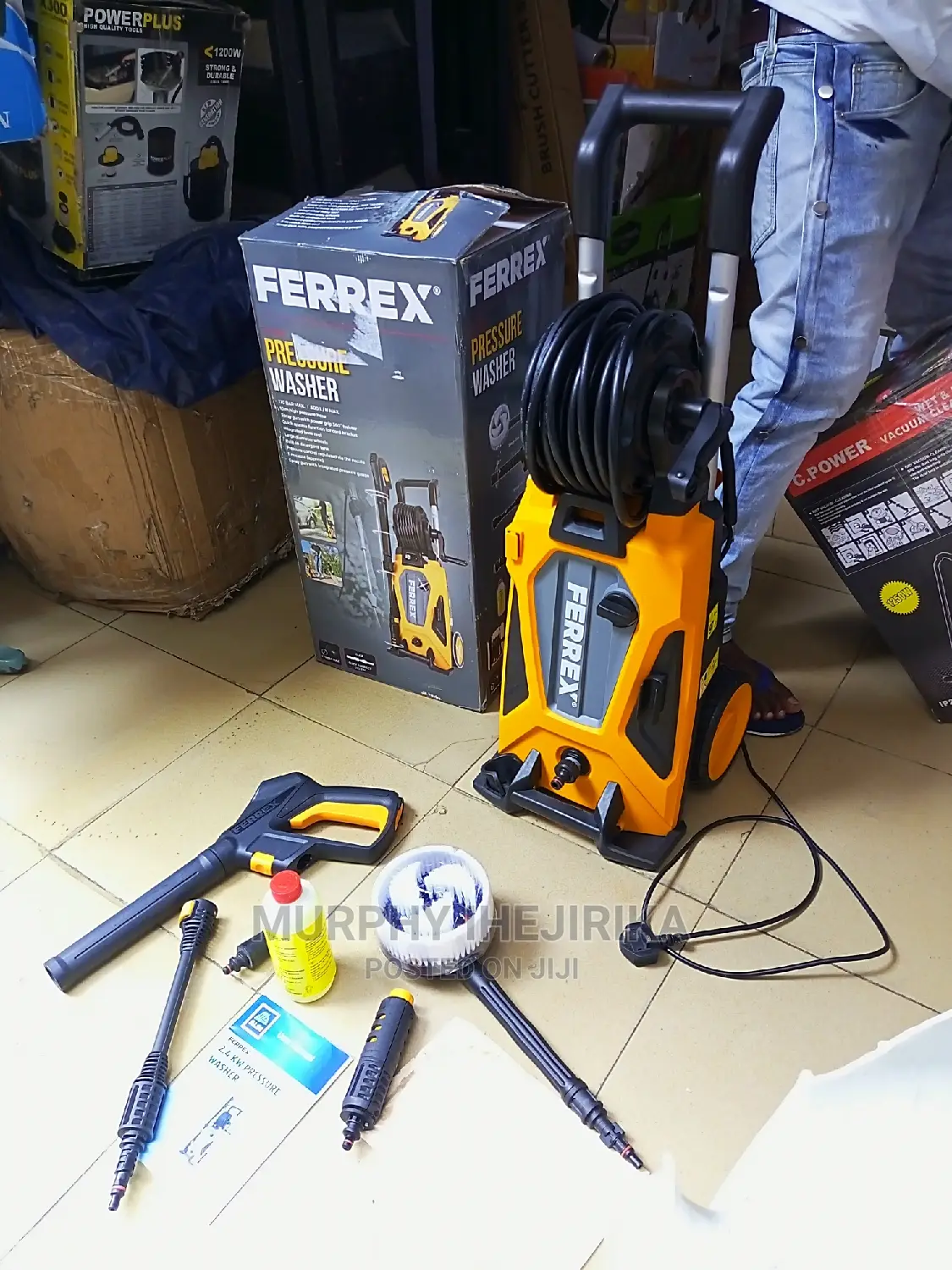Durable Ferrex High Pressure Washer 2400w