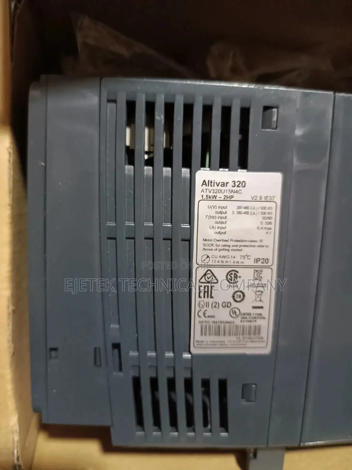 Schneider Inverter Motor Drive 1.5kw/2hp 380v