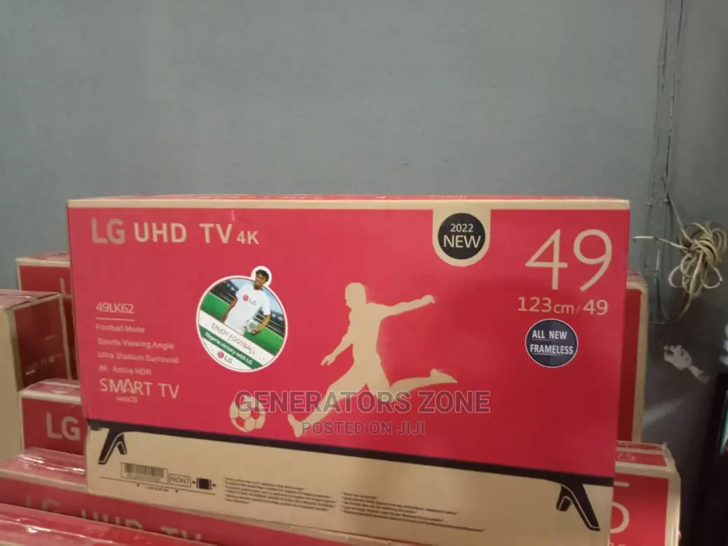 New LG Smart TV Uhd 49" Inches 2 Years Warranty