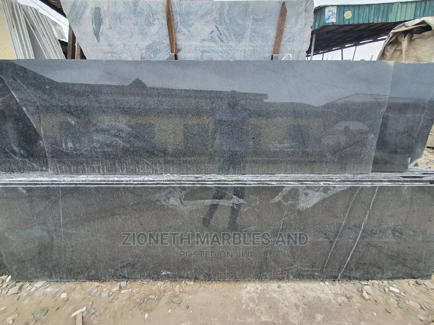 Indian Native Black Granite Slab