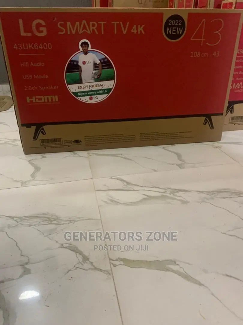 43 Inches LG Smart /Uhd TV + Two Years Warranty
