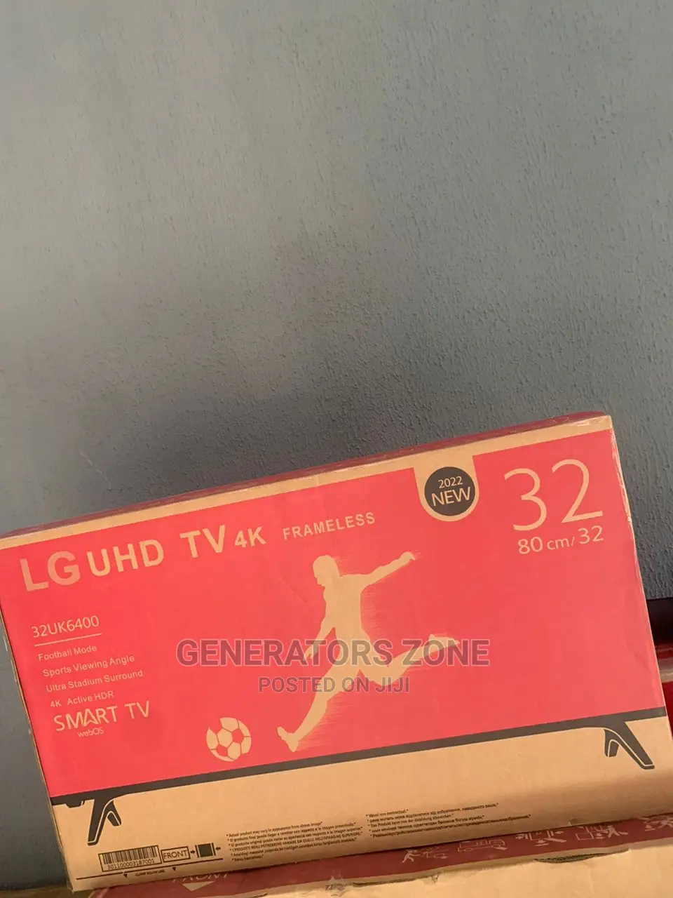 LG 32 Inches Brand New Tv, Smart With Youtube