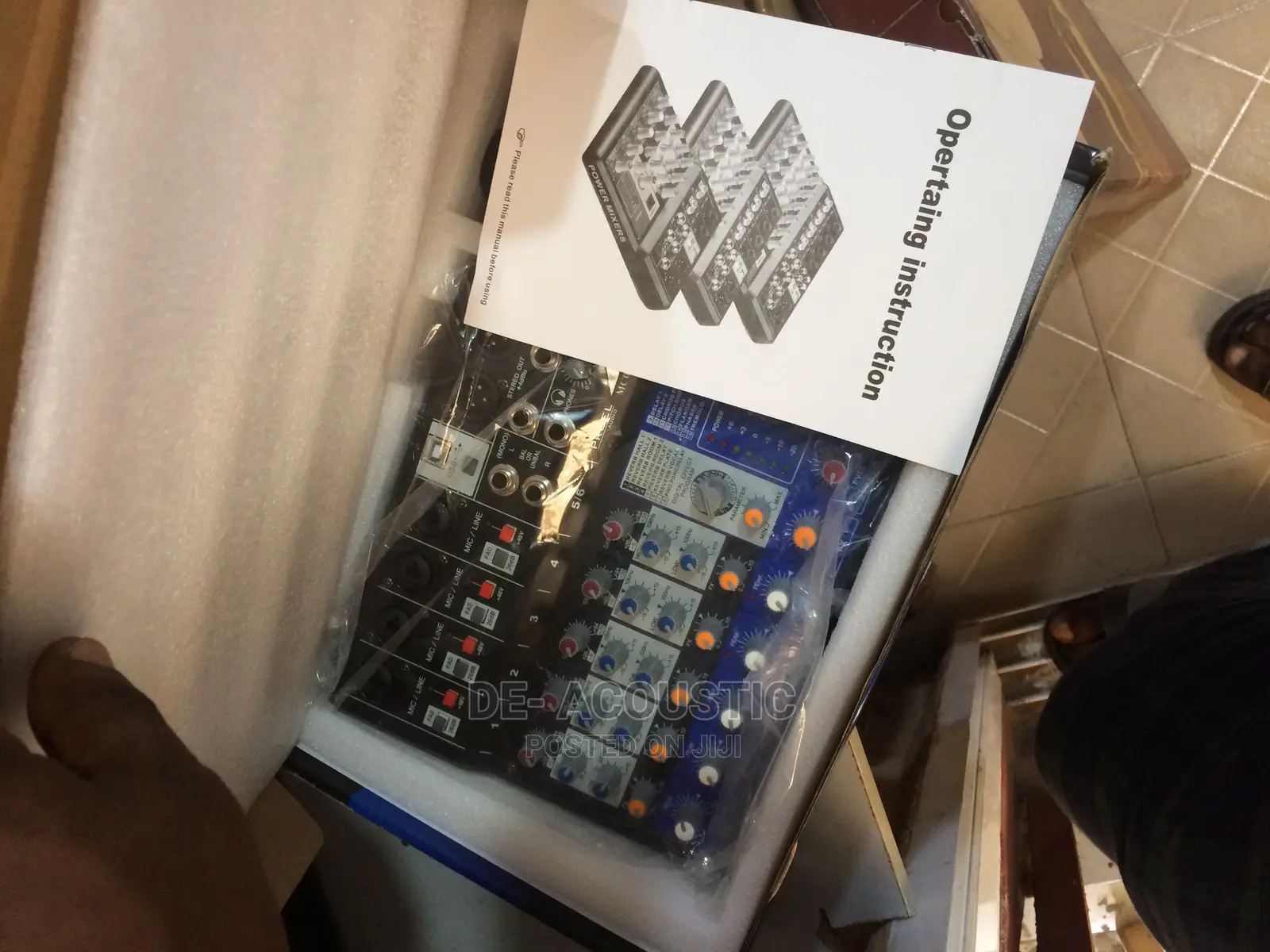 6 Channel Mixer With Inbuilt Audio Interface
