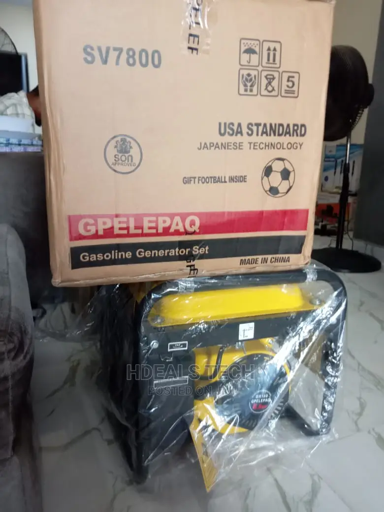 New Elepaq Manual 4.5kva Generators Sv7800