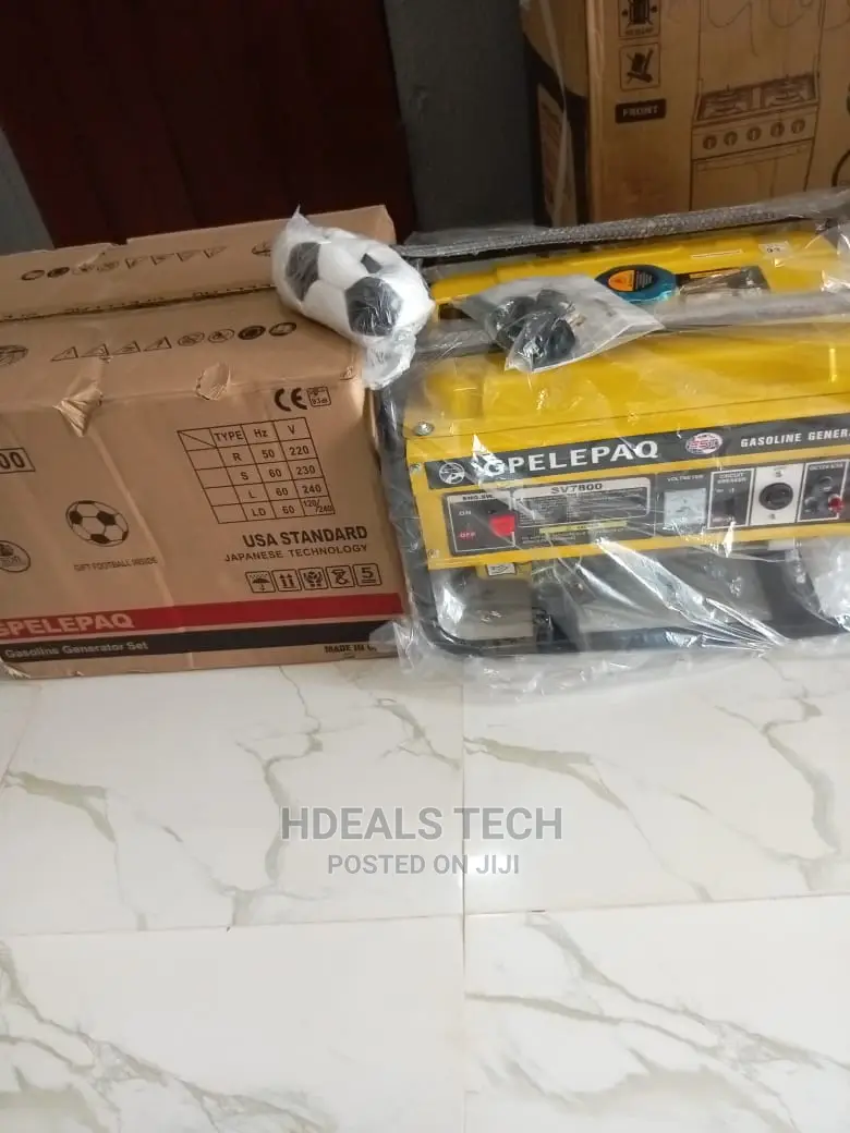 Elepaq Sv7800 4.5kva Manual Starting Generator.