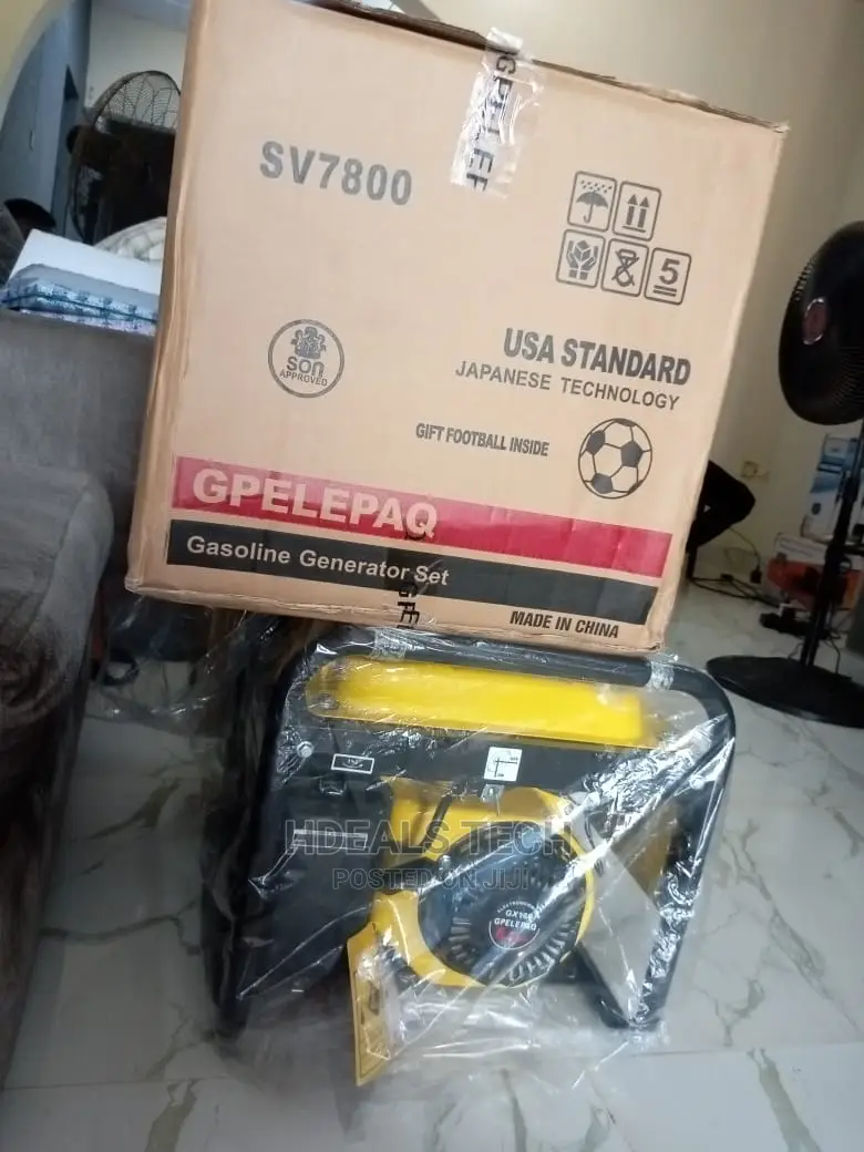 Elepaq Sv7800 4.5kva Manual Starting Generator.