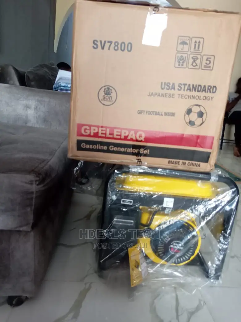 Sv7800 Manual Elepaq 4,5kva Generator Brand New