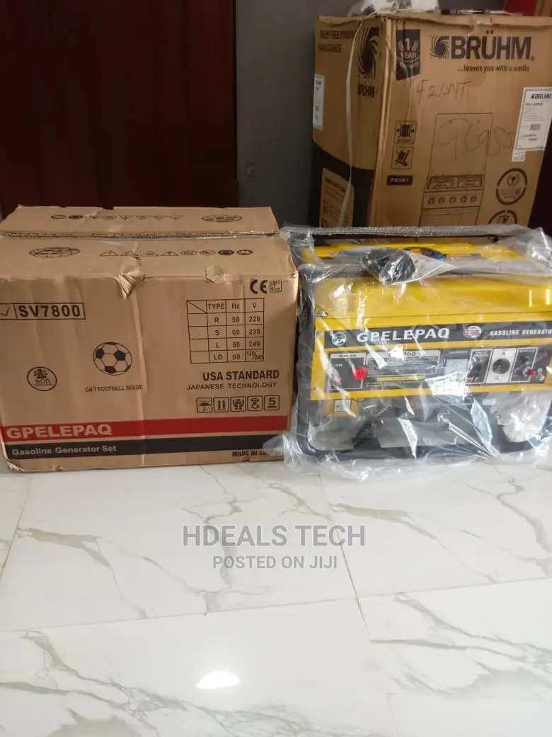 Sv7800 Manual Elepaq 4,5kva Generator Brand New