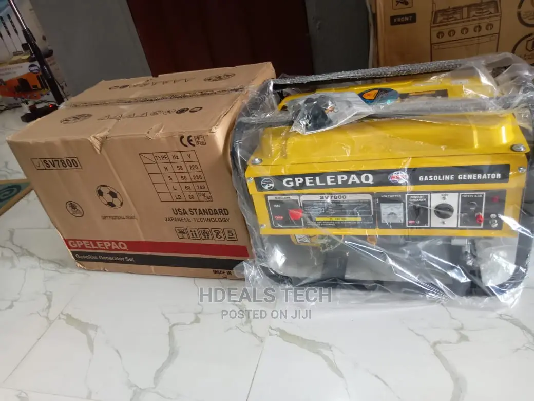 Manual Sv7800 Elepaq Generator 4.5kva(Low Noise)