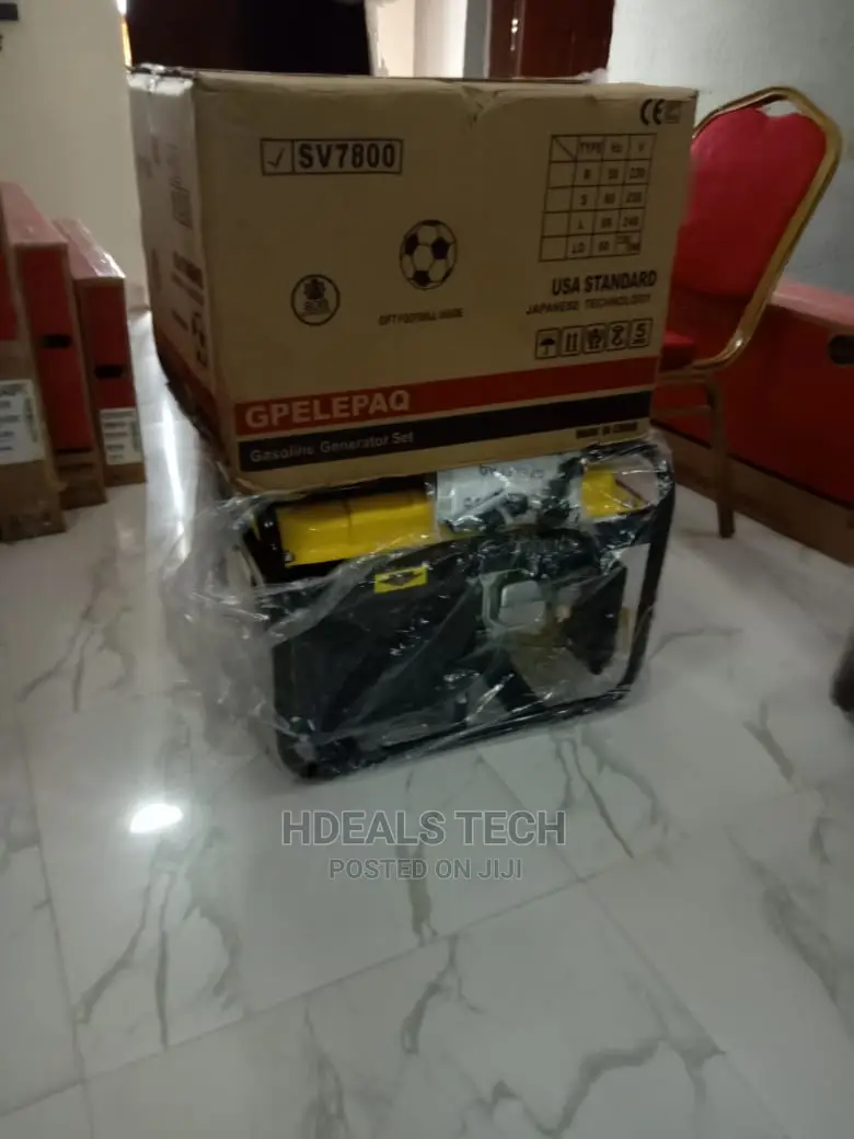 Elepaq Sv7800 4.5kva Manual Starting Gasoline Generator.