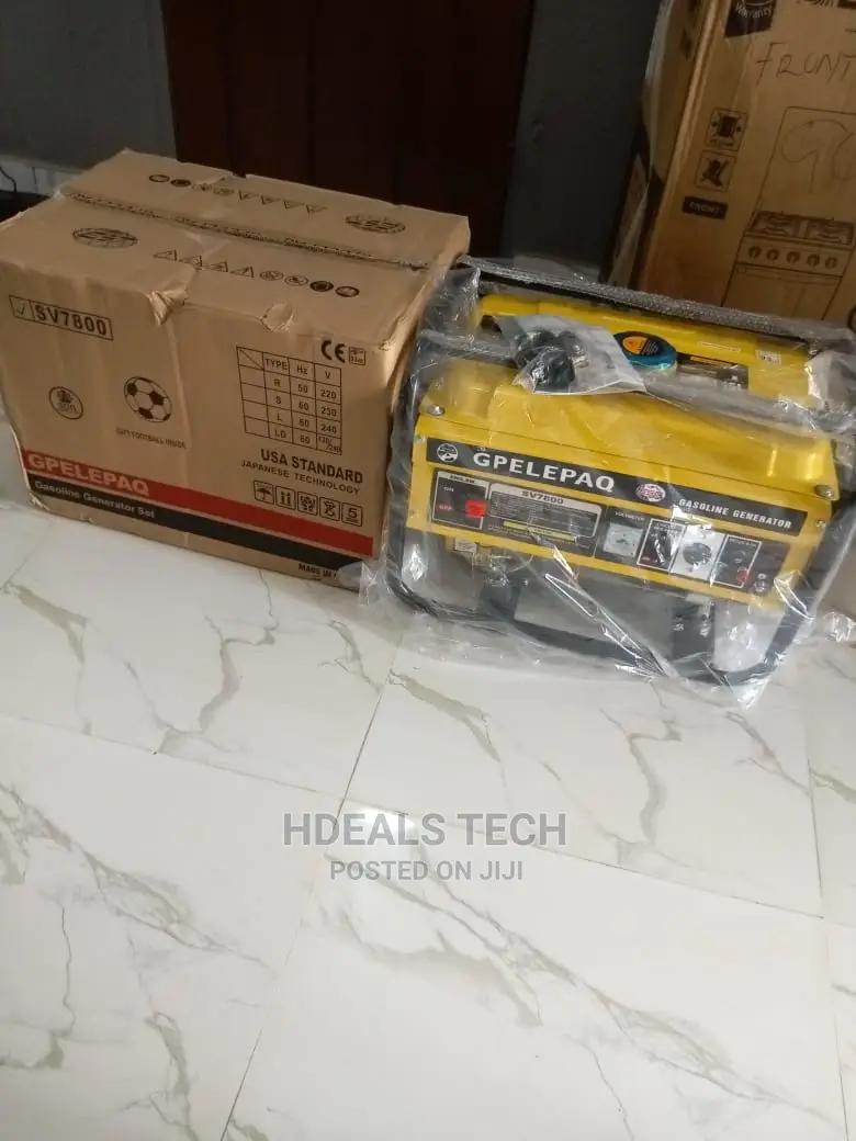 Elepaq 4.5kva Sv7800 Manual Starting Gasoline Generator.