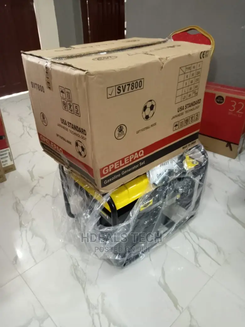 Elepaq 4.5kva Sv7800 Manual Starting Gasoline Generator.