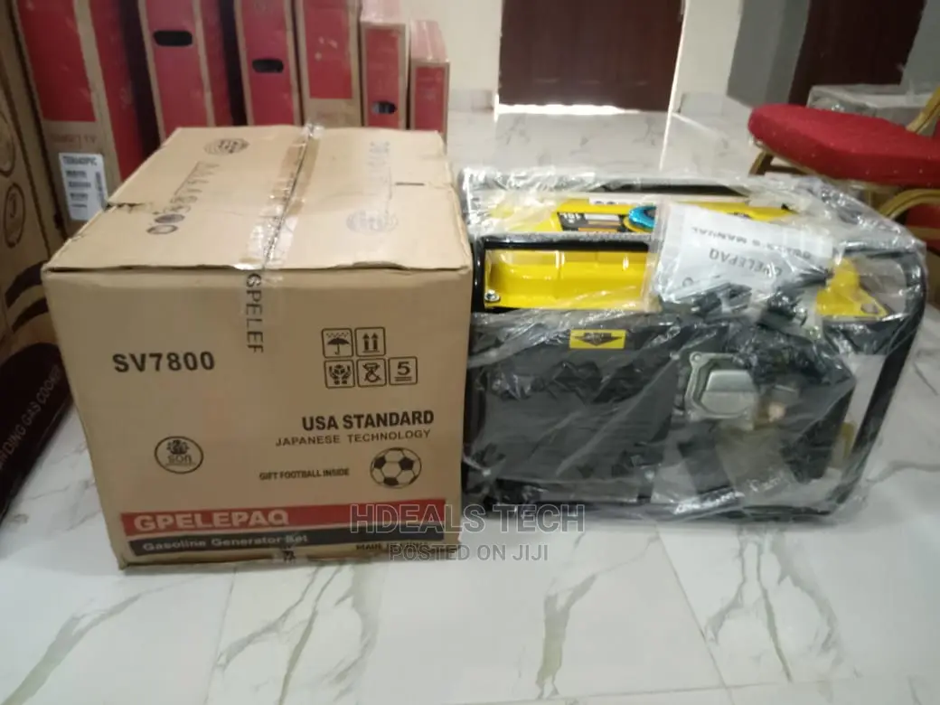 Elepaq Manual Generator Sv7800, 4.5kva Brand New