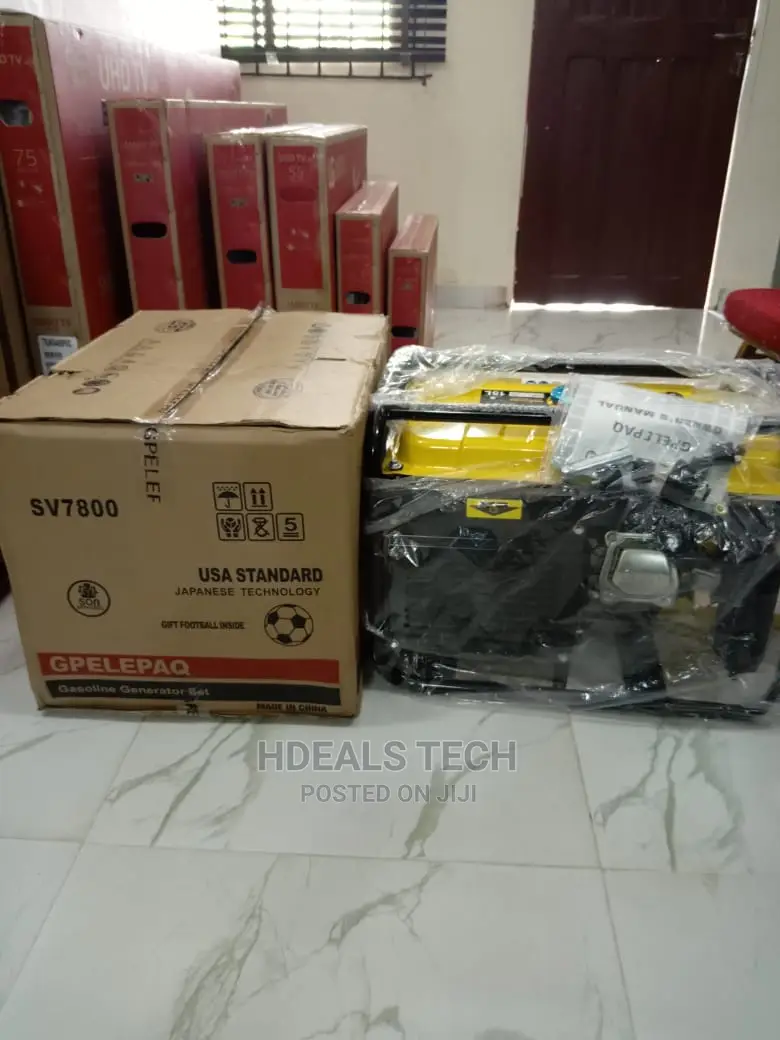 Elepaq Sv7800 4.5kva Manual Start Gasoline Generator.