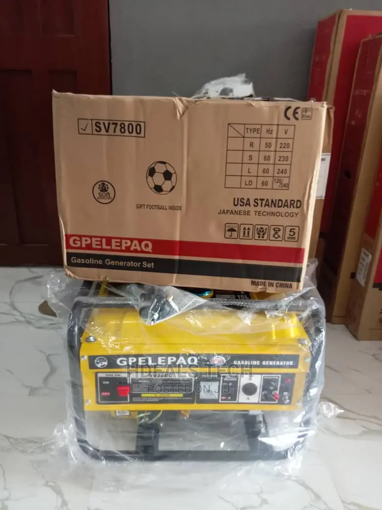 Sv7800 Manual Generator 4.5kva Elepaq