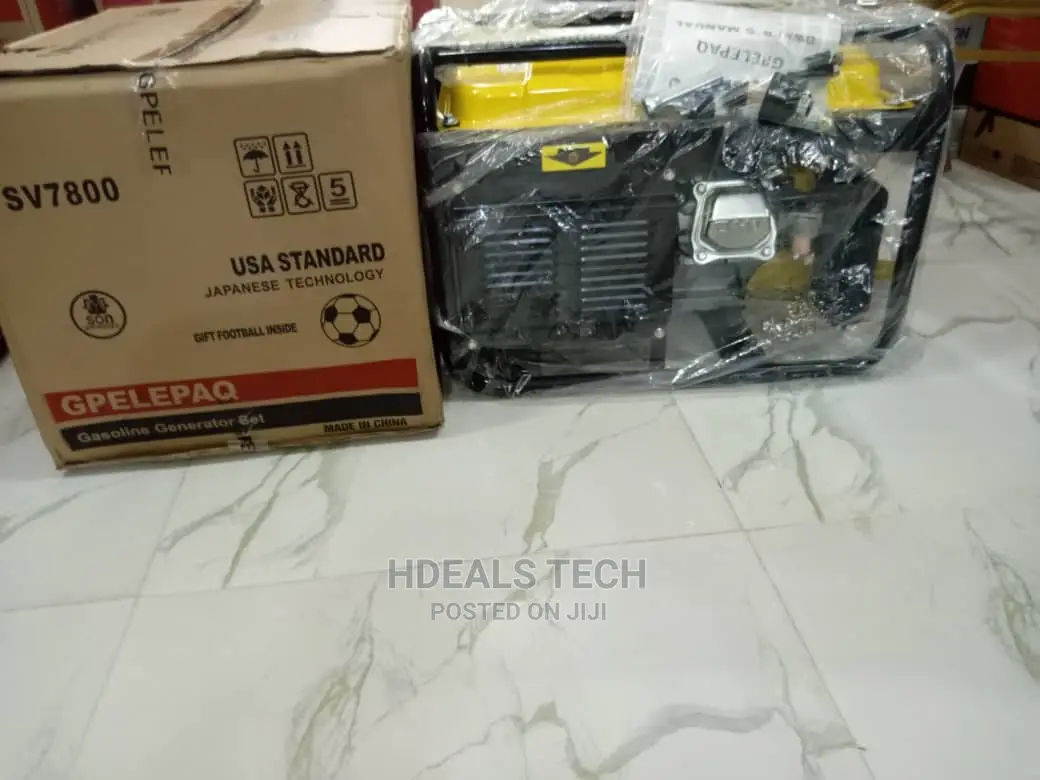 Elepaq 4.5kva Sv7800  Manual Start Gasoline Generator.