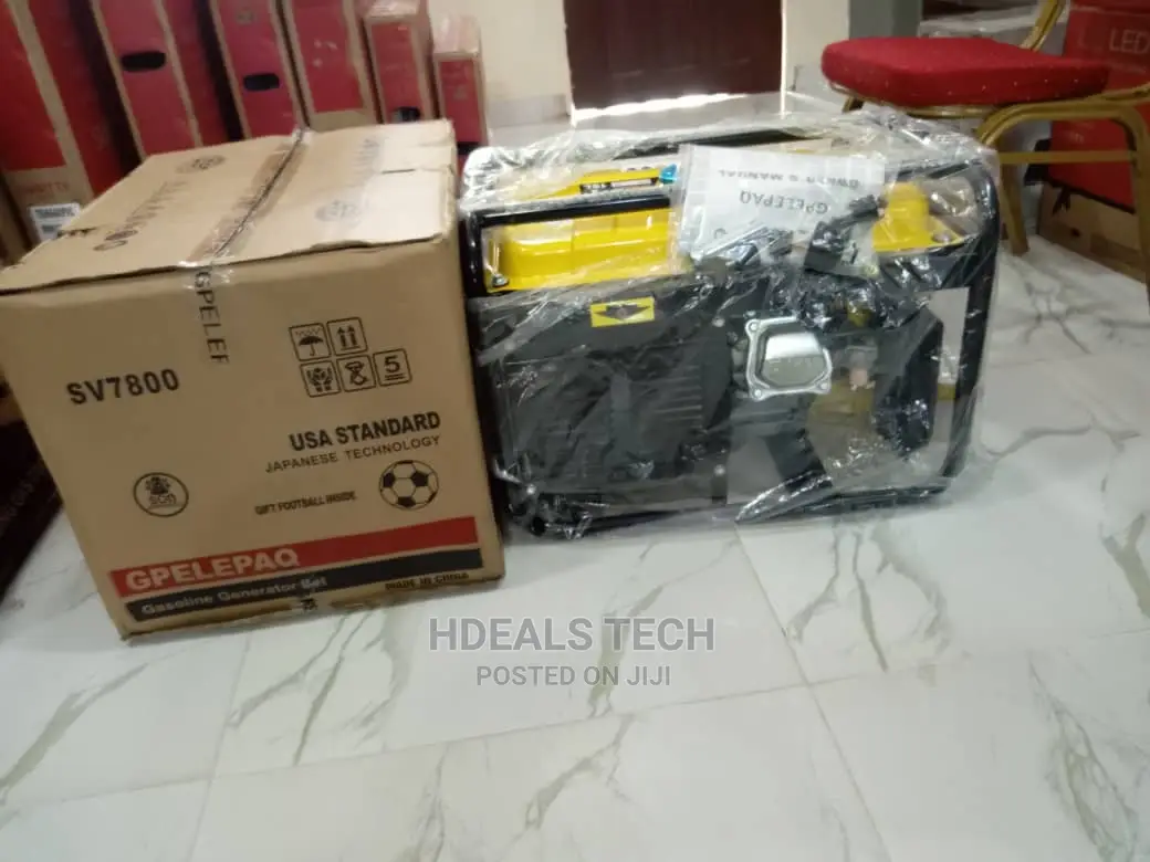 Elepaq 4.5kva Sv7800(Low Noise) Manual Start Generator .