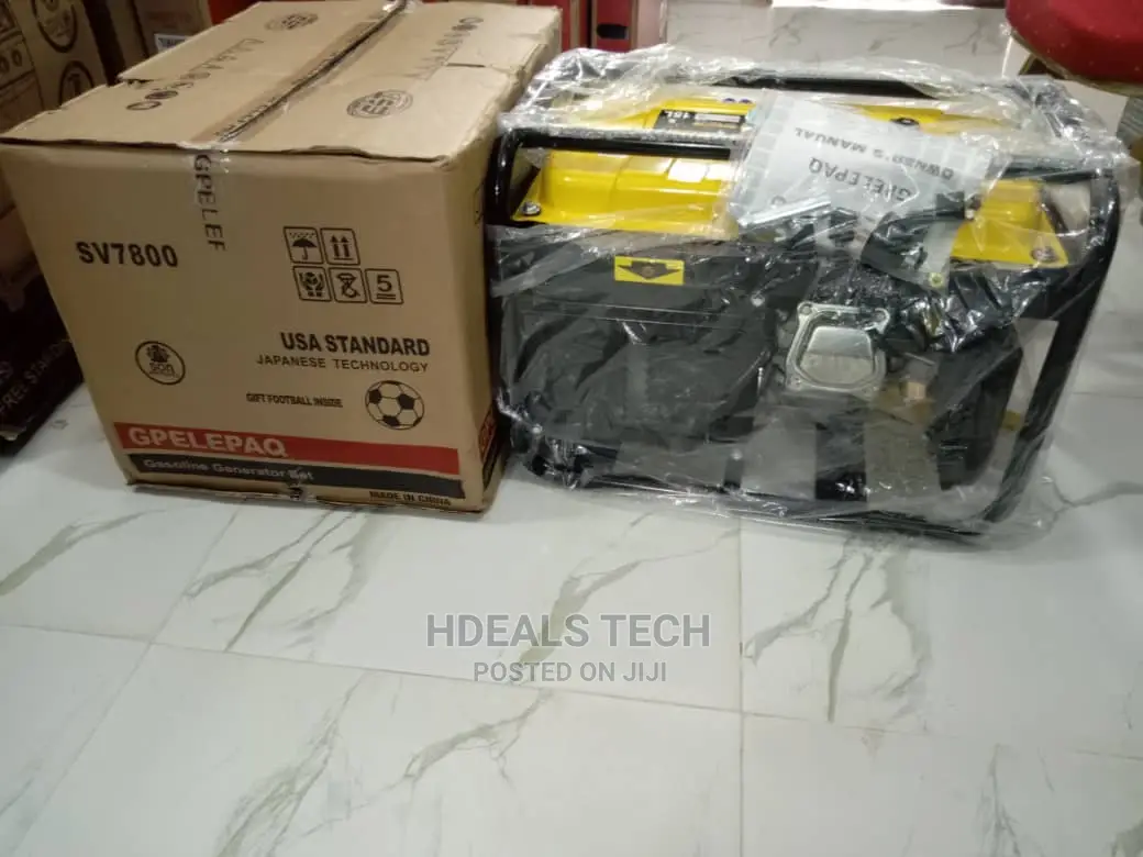 New Elepaq 4.5kva Manual Start Gasoline Generator.