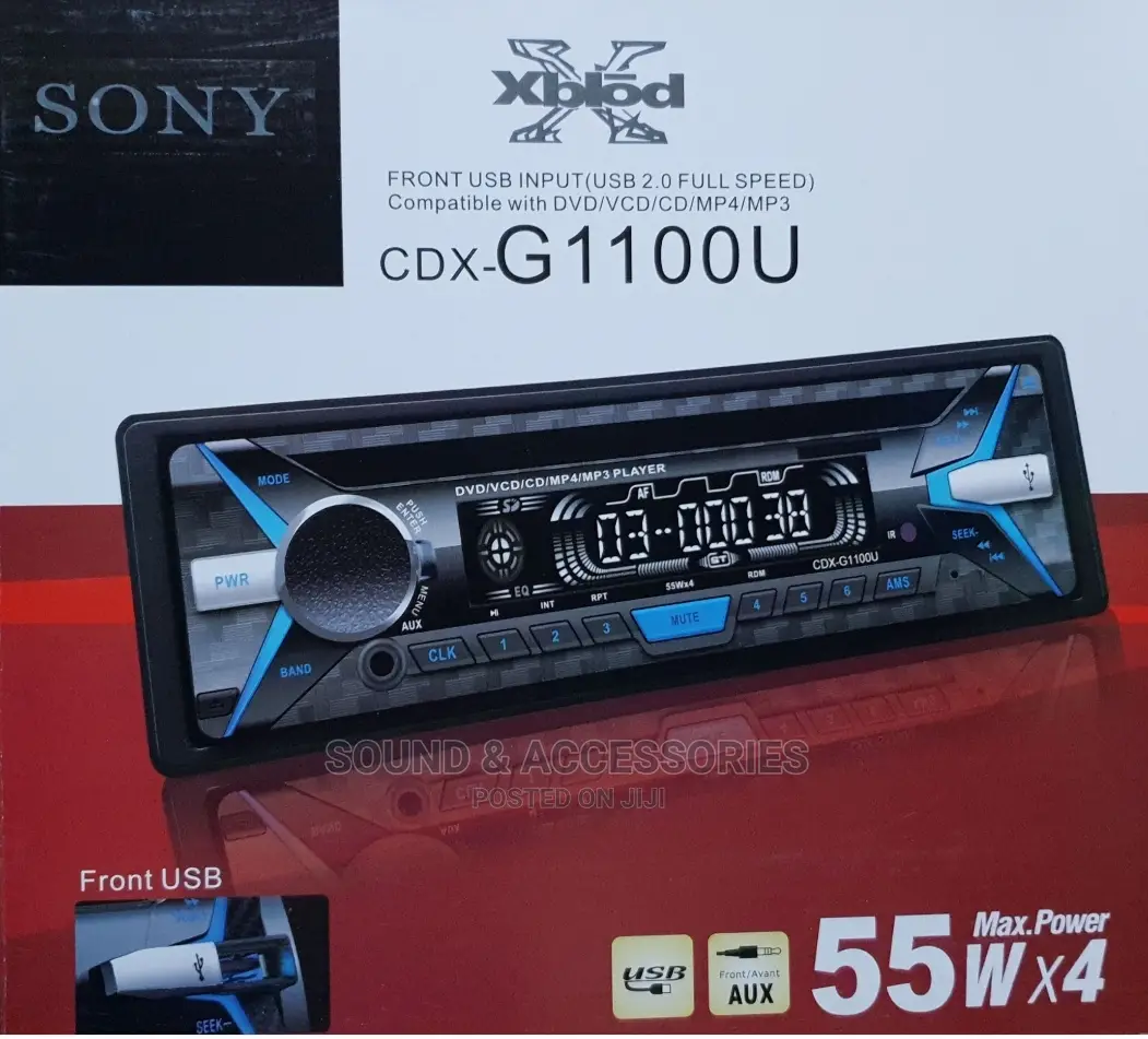 XPLOD CDX-G1100U Car Radio Stereo Dvd Player With USB FM Bt