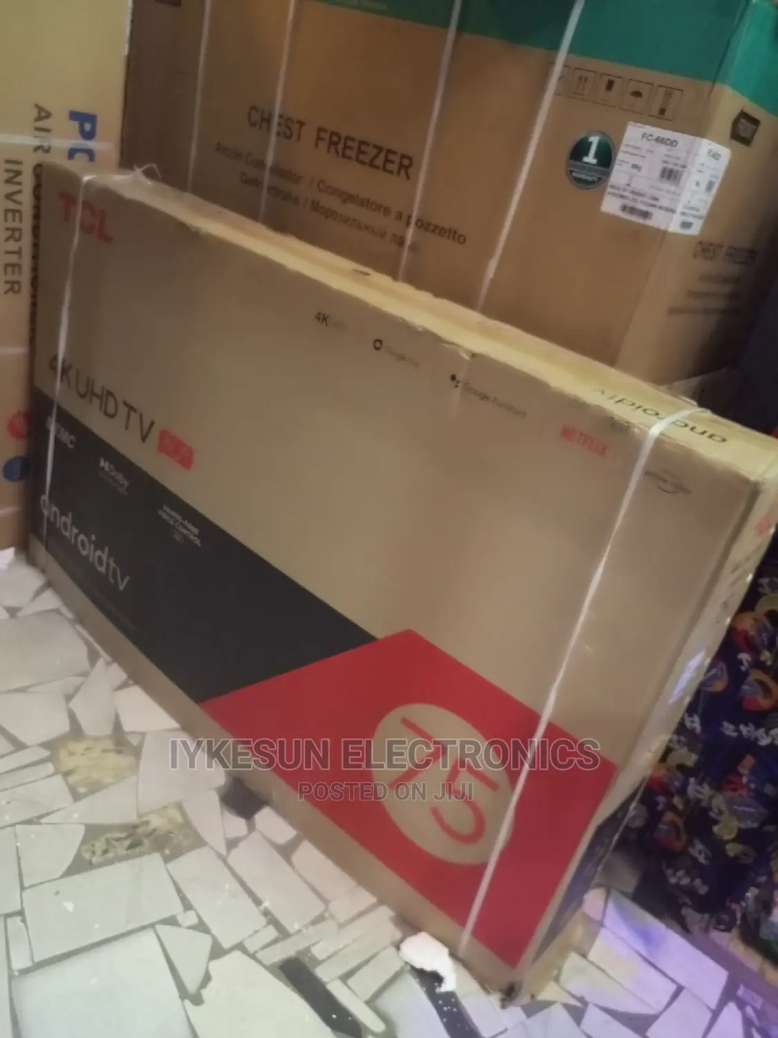 Original TCL TV 75" Android TV 4KUHD Smart Netflix Youtube