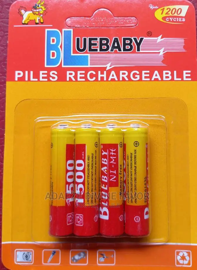 Bluebaby Piles Rechargeable Batteries