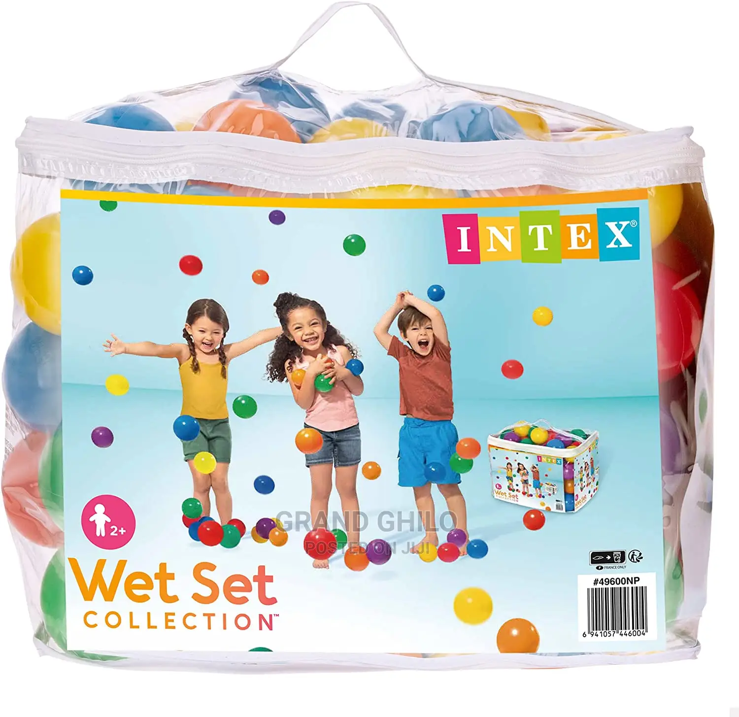 Intex Fun Balls, Multi-Colour, 100 Pieces