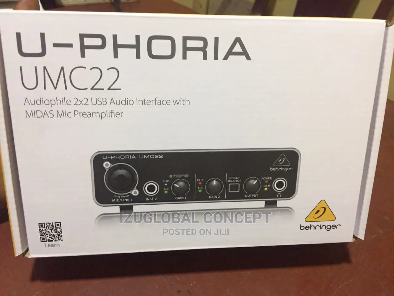 Behringer U-phoria Umc22 - Usb Audio Interface