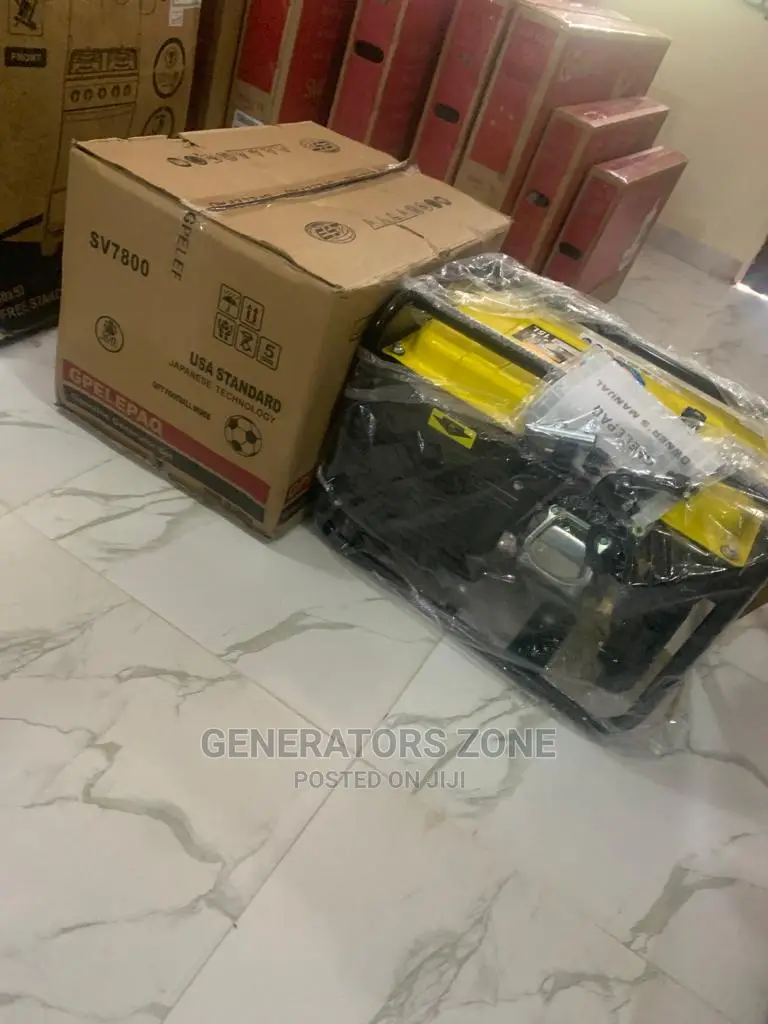 Sv7800 Elepaq Manual Generator -4.5kva Capacity