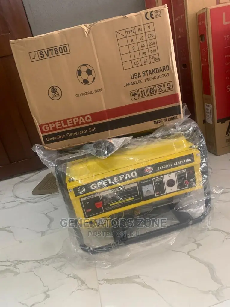 Sv7800 Elepaq Manual Generator -4.5kva Capacity