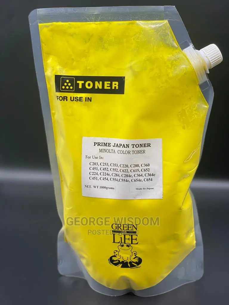 1000gram Refill Powder Toner for Bishub (Konica Minolta)