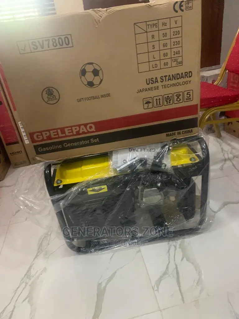 Elepaq 4.5kva Capacity Manual Generator Sv7800