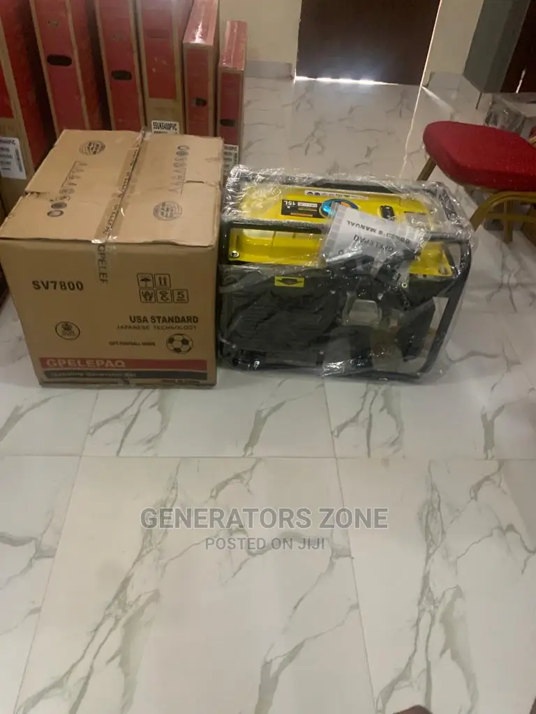 Sv7800 Elepaq Manual Generator Rated 4.5kva- Brand New