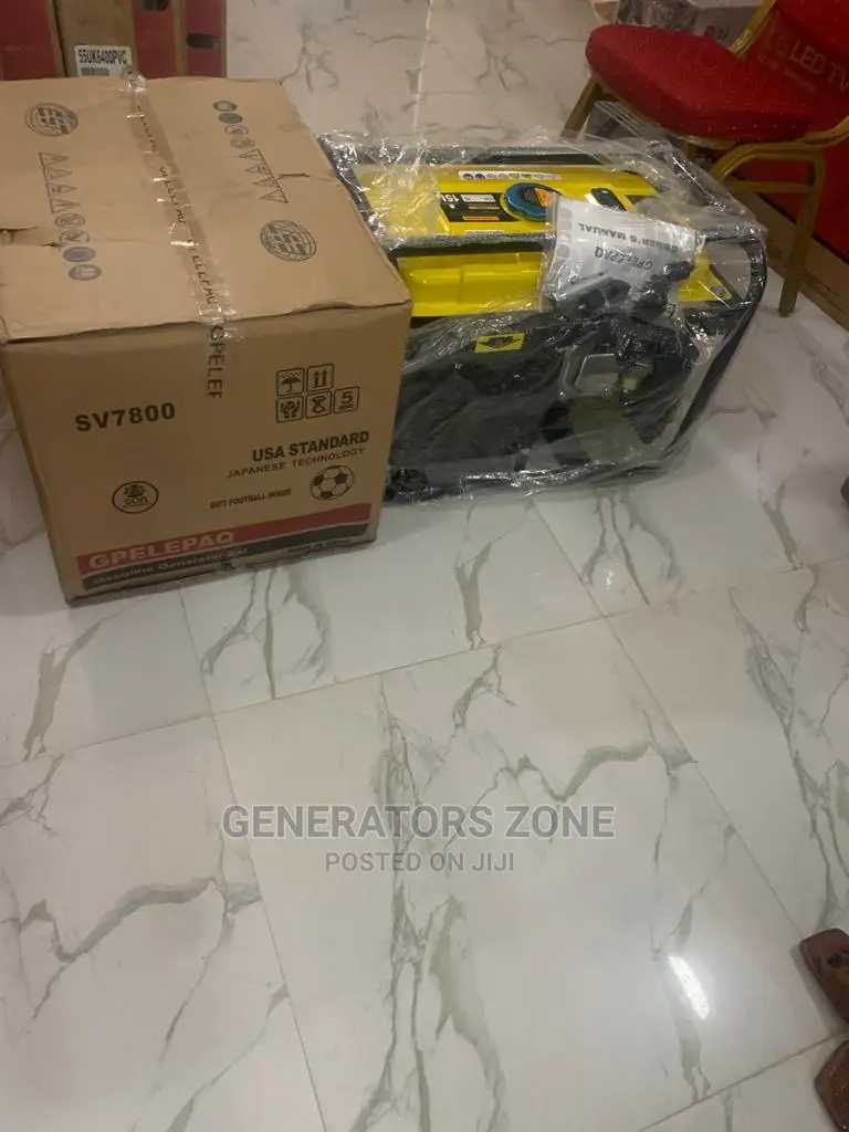 Elepaq 4.5kva Sv7800 Manual Start Gasoline Generator.