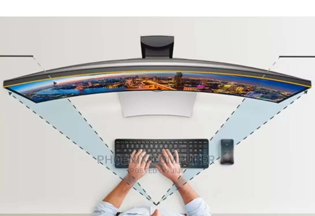 Dell 34" 3440x1440 Ips Curved Monitor