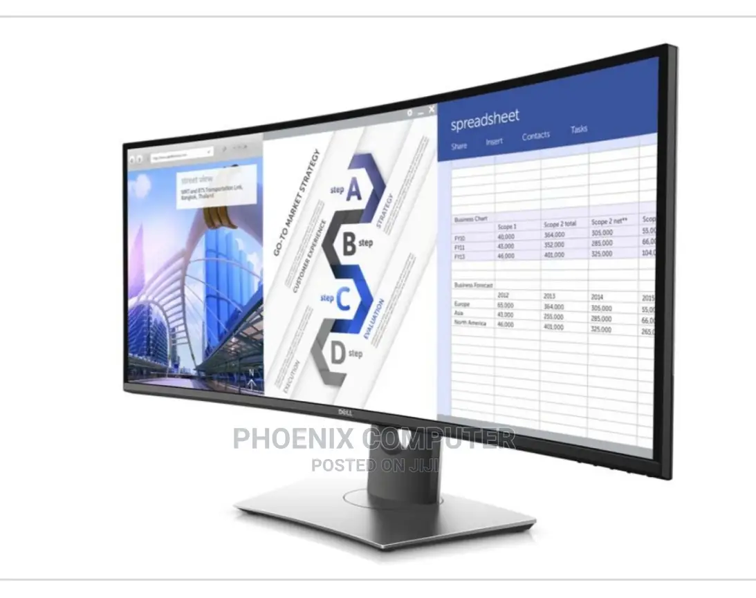 Dell 34" 3440x1440 Ips Curved Monitor