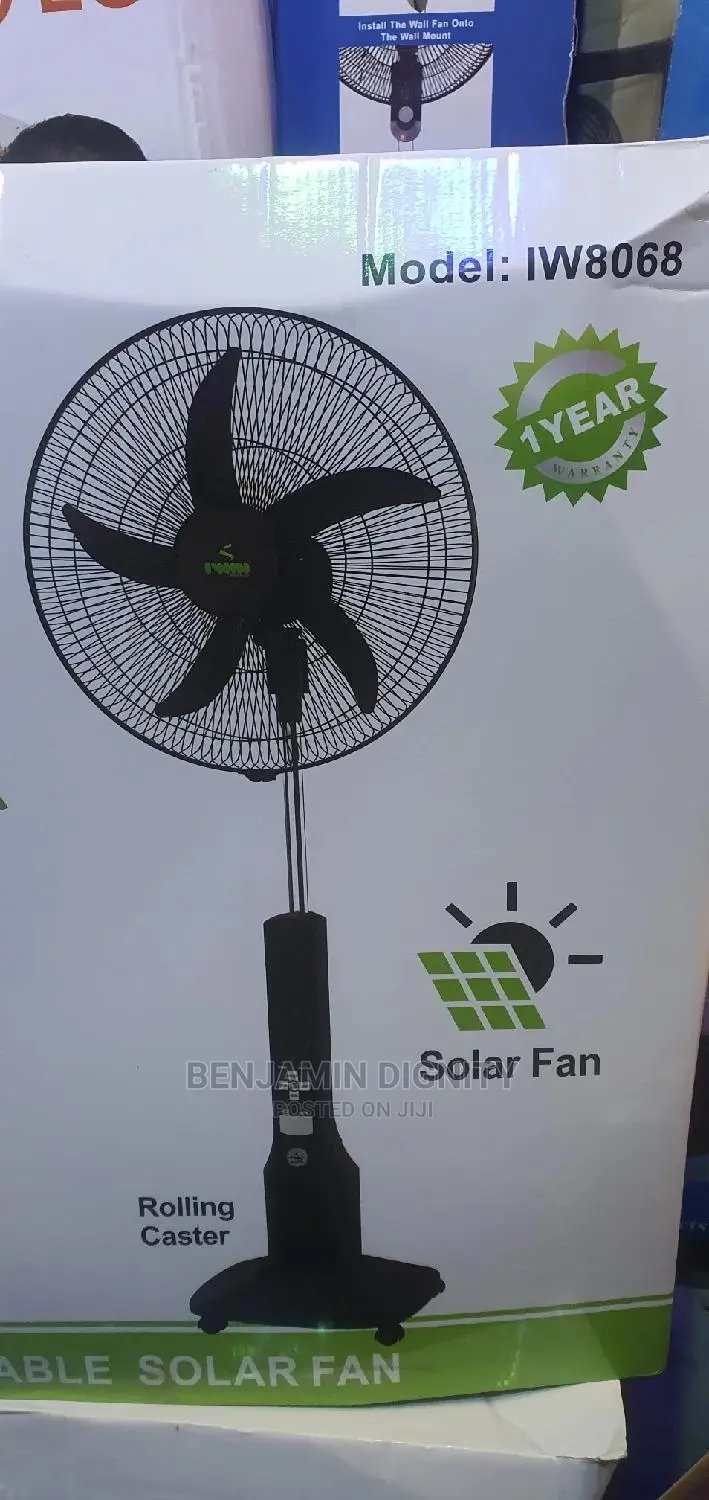 Solar Rechargeable Fan