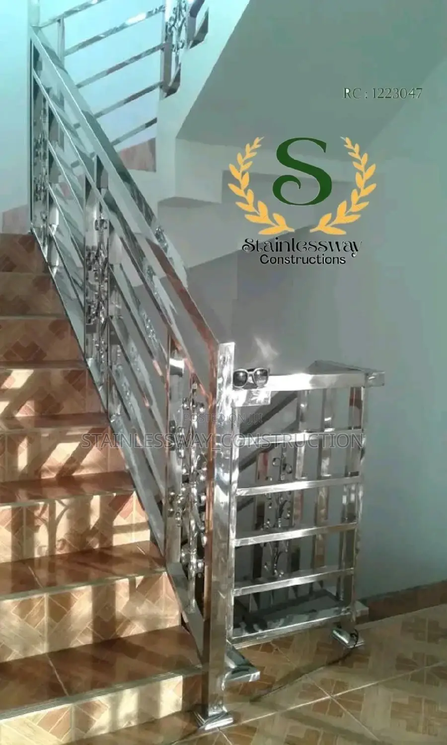 Square Pipe Stainless Handrail