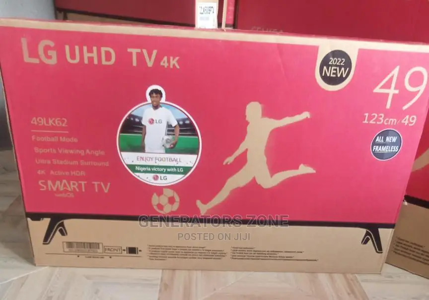 Uhd/ LG 49inches Smart TV With 2 Years Warranty
