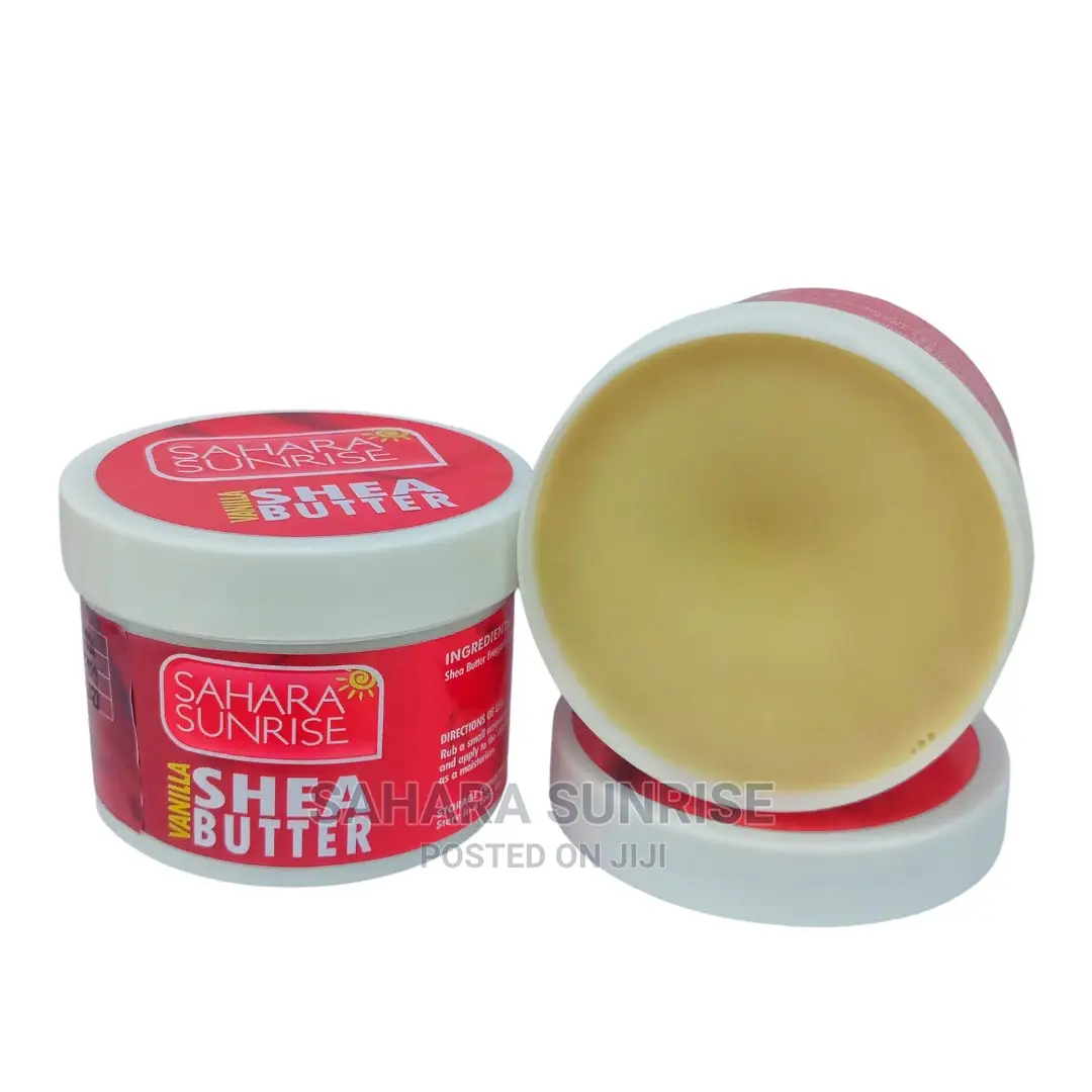 Vanilla Scented Shea Butter, Natural Skin Hair Moisturizer