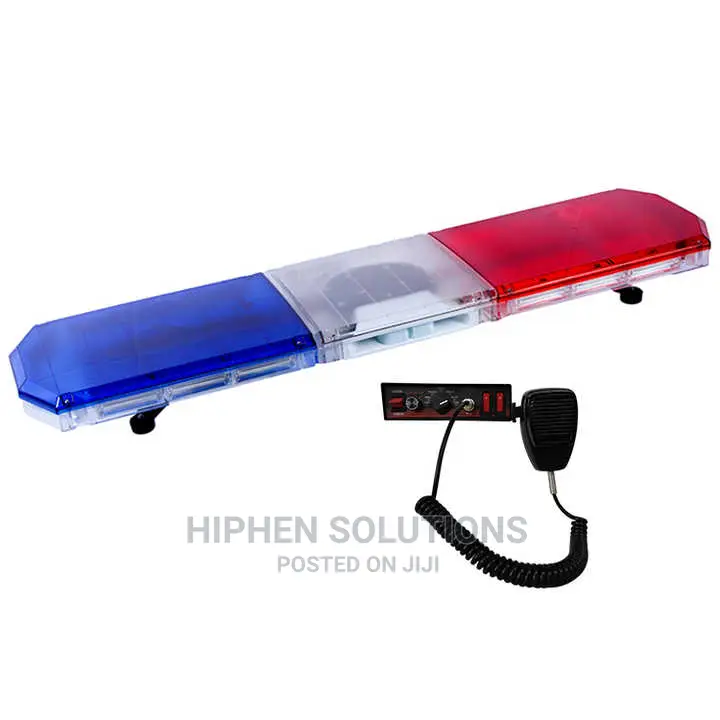 Police Siren Bar Light With Speaker