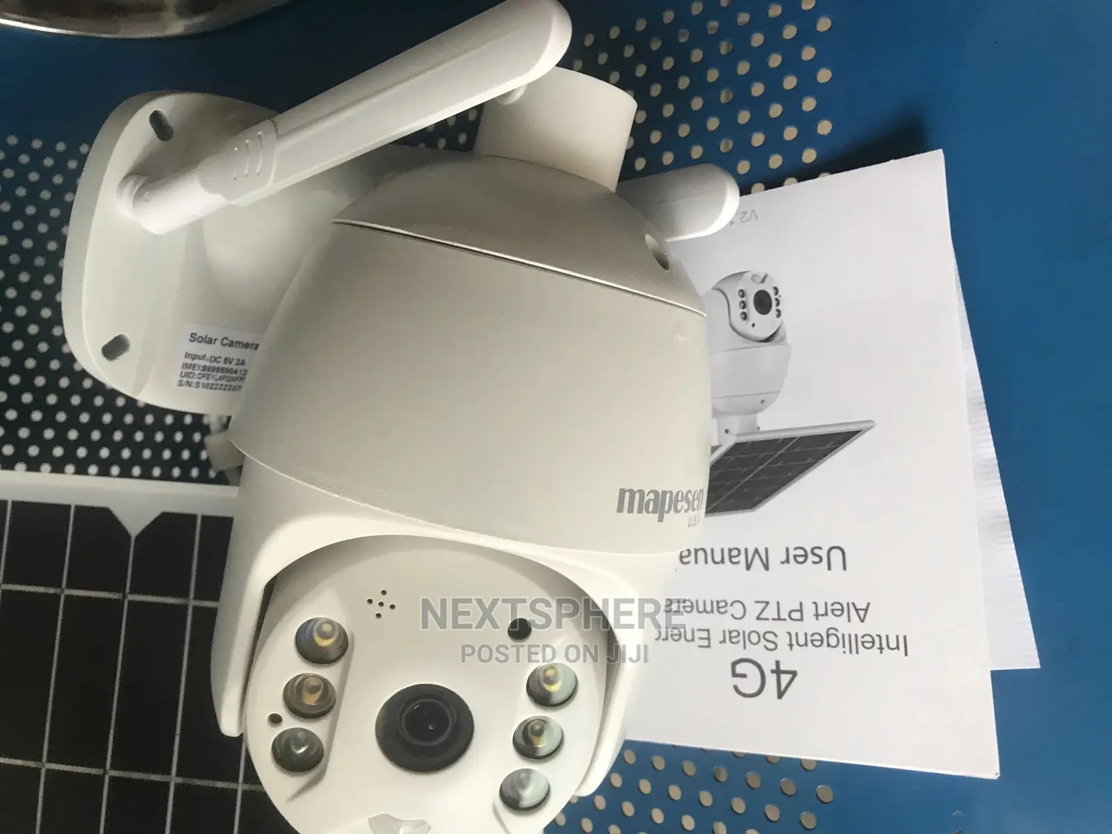 4g Solar PTZ Battery Camera- Ubox App