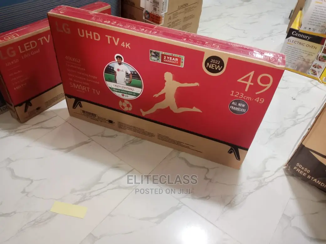 Uhd 49" LG Smart TV With Neflix (2 Yrs Warranty)