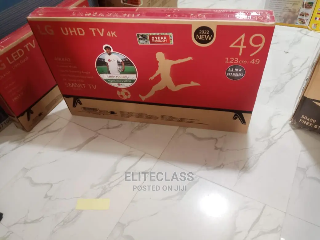 Uhd 49" LG Smart TV With Neflix (2 Yrs Warranty)