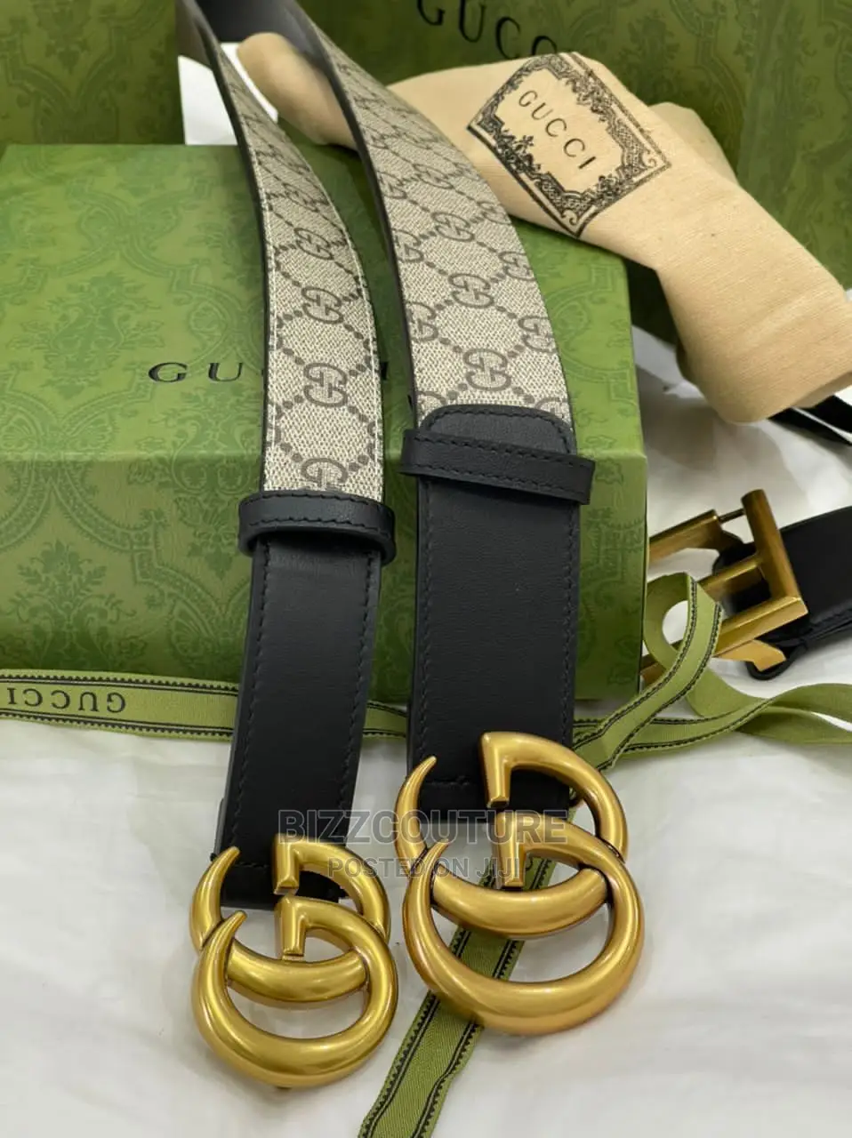 High Quality GUCCI Leather Belts Available in Store