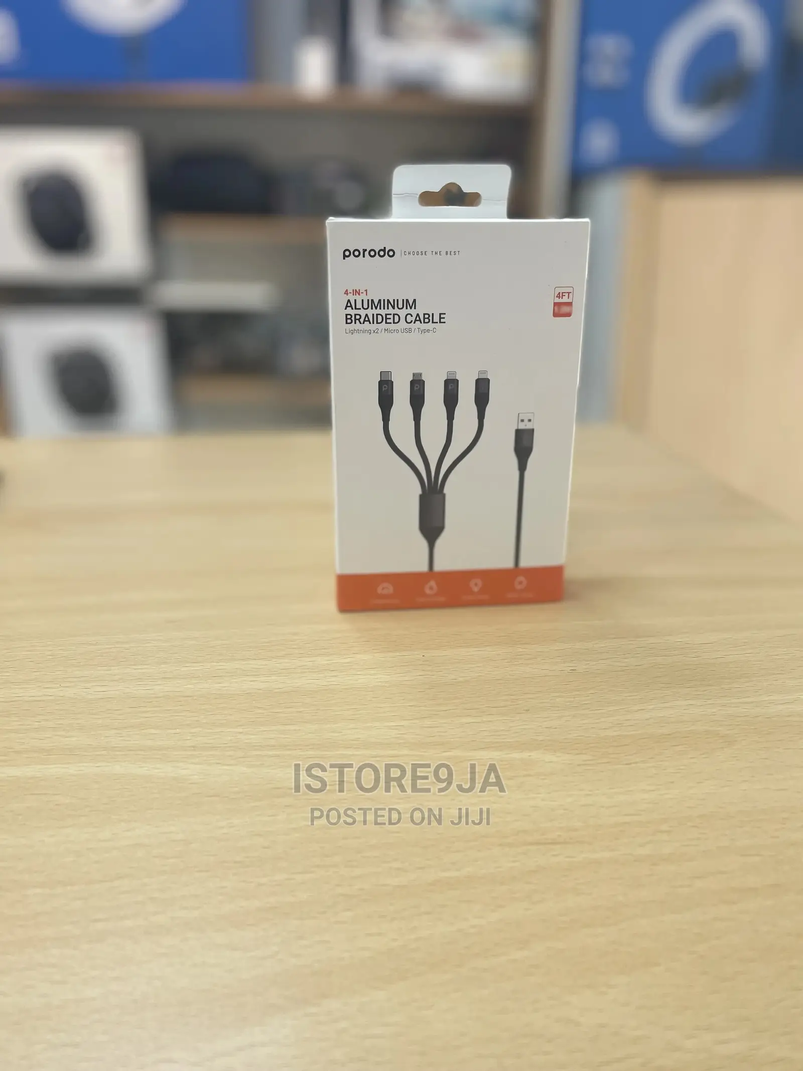 Porodo 4 in 1 Cable
