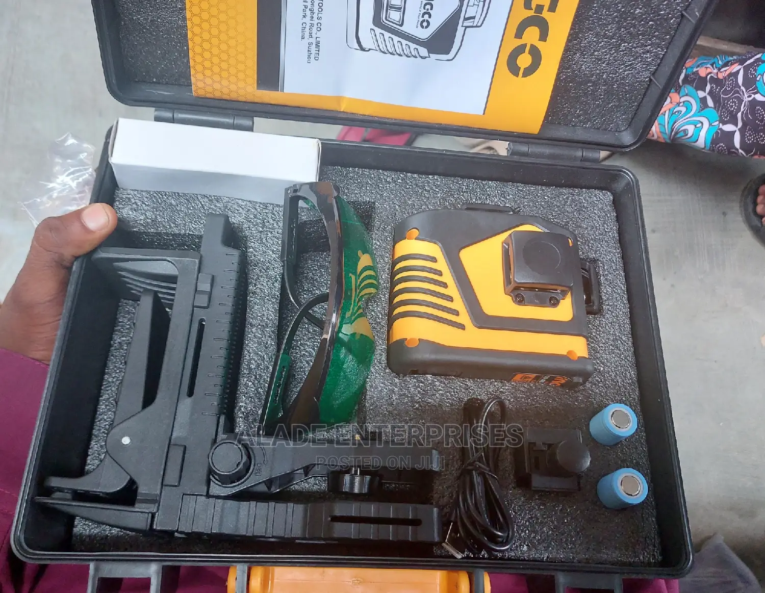 INGCO 3D All Lines Green 4000mah Battery Laser Level