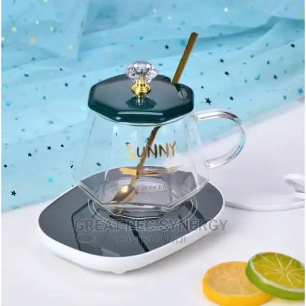 Ceramic Heating Mug (Transparent - Glass)