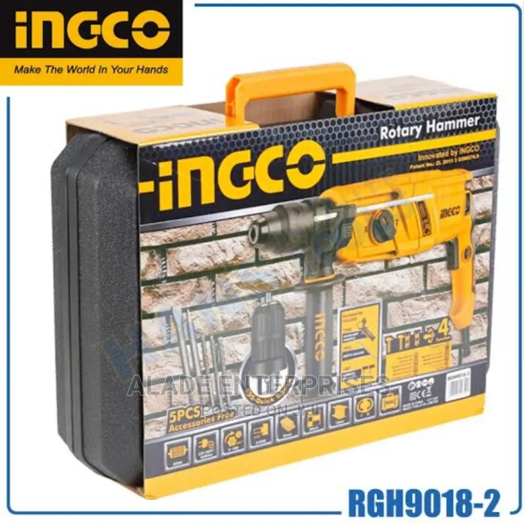 Ingco Rotary Hammer 800w Double Chuck- Rgh9028-2