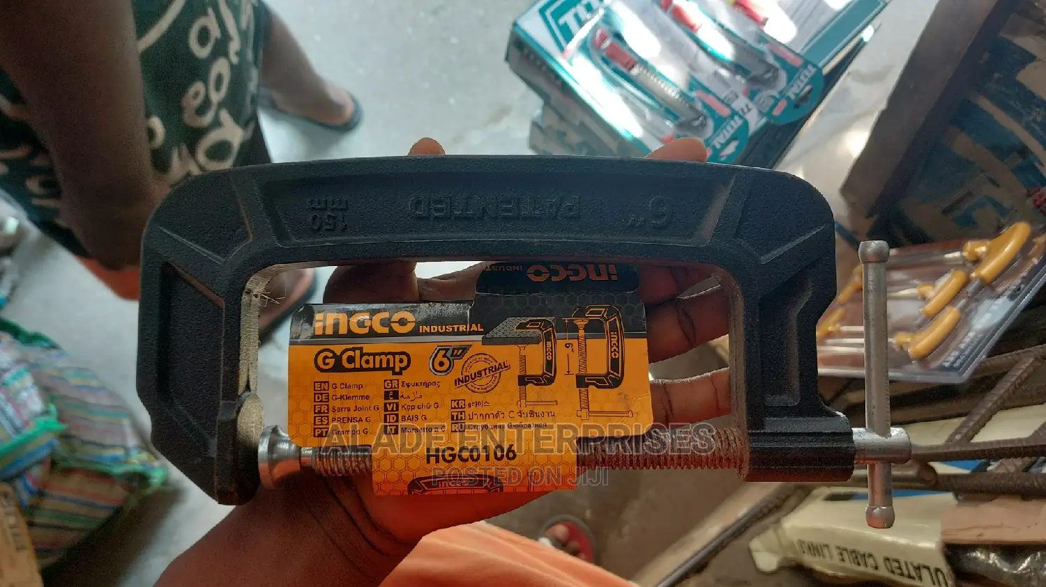 Ingco G-Shaped Clamp, 6 Inches